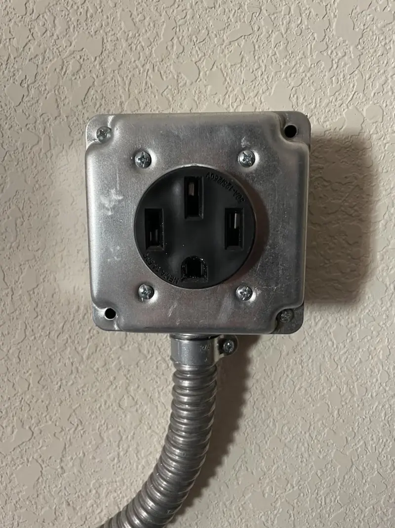 NEMA 14-50 outlet installed for Smart Home Electrical in Cullman